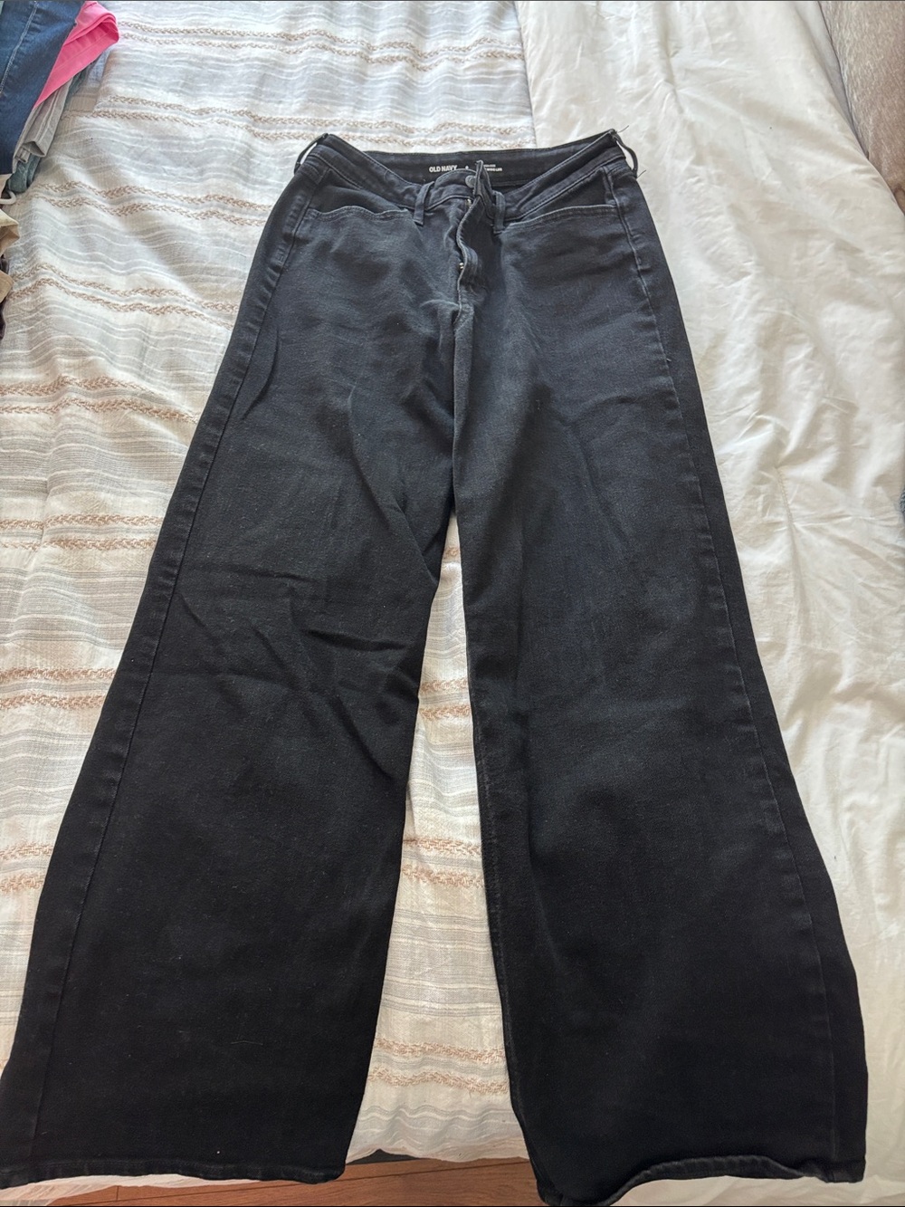 Old Navy Black Wide Leg Jeans